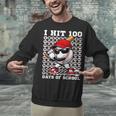 100 Days Of School Retro Baseball Sport For Boys Teachers Unisex Sweatshirt