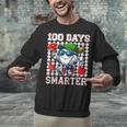 100 Days Smarter Baseball 100 Days Of School Boy Girl Kid Unisex Sweatshirt
