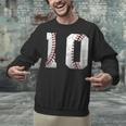 2016 10th Birthday Baseball Boys Kids Ten 10 Tenth Unisex Sweatshirt