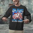 250 Years 1776 2026 250th Baseball American Flag 4th Of July Unisex Sweatshirt
