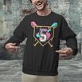 5th Fifth Birthday Baseball Bat Ice-Cream Drip 5yrs Old Boys Unisex Sweatshirt 5th Fifth Birthday Baseball Bat Ice-Cream Drip 5yrs Old Boys Unisex Sweatshirt