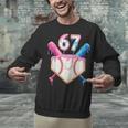 6 7 Baseball Dripping Six Seven Gen Alpha Slang Unisex Sweatshirt