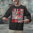 6 7 Bruh Six Seven Valentine Heart Baseball Unisex Sweatshirt 6 7 Bruh Six Seven Valentine Heart Baseball Unisex Sweatshirt