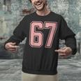 6 7 Number 67 Baseball Meme Tee For Women Unisex Sweatshirt