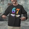 6 7 Six Seven Meme Hands Ice Cream Baseball Drip Boy Girl Unisex Sweatshirt 6 7 Six Seven Meme Hands Ice Cream Baseball Drip Boy Girl Unisex Sweatshirt
