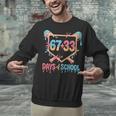 67 33 Days Of School Baseball Drip 100 Days Of School Unisex Sweatshirt