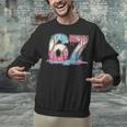 67 Baseball Ice Cream Drip Meme Six Seven Gen Alpha Unisex Sweatshirt