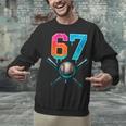 67 Baseball Meme Cool Drip Number 67 Player Or 67th Birthday Unisex Sweatshirt 67 Baseball Meme Cool Drip Number 67 Player Or 67th Birthday Unisex Sweatshirt