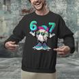 67 Meme Six Seven 6 7 Meme Baseball Drip Unisex Sweatshirt