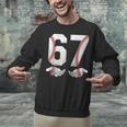 67 Six Seven Number 6 7 Meme Baseball Six Seven For Boys Men Unisex Sweatshirt 67 Six Seven Number 6 7 Meme Baseball Six Seven For Boys Men Unisex Sweatshirt