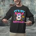 8th Birthday Baseball 8 Year Old Ice Cream Drip Boy Baseball Unisex Sweatshirt 8th Birthday Baseball 8 Year Old Ice Cream Drip Boy Baseball Unisex Sweatshirt