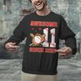 Awesome Since 2015 11 Year Old Boys Bday Baseball Theme Unisex Sweatshirt Awesome Since 2015 11 Year Old Boys Bday Baseball Theme Unisex Sweatshirt