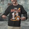 This Baller Is Now 11 Year Baseball Player 11th Birthday Boy Unisex Sweatshirt