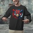 Baseball 12 Year Old Splash Drip 12th Birthday Boy Number 12 Unisex Sweatshirt Baseball 12 Year Old Splash Drip 12th Birthday Boy Number 12 Unisex Sweatshirt