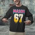 Baseball 6 7 Ice Cream Drip Number 67 Six Seven Meme Unisex Sweatshirt Baseball 6 7 Ice Cream Drip Number 67 Six Seven Meme Unisex Sweatshirt