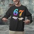 Baseball 67 Ice Cream Drip Six Seven Boys Meme Unisex Sweatshirt