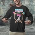 Baseball 7 Year Old Ice Cream Drip 7th Birthday Boys Player Unisex Sweatshirt