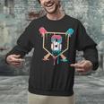 Baseball 8 Year Old Ice Cream Drip 8th Birthday Boys Player Unisex Sweatshirt Baseball 8 Year Old Ice Cream Drip 8th Birthday Boys Player Unisex Sweatshirt