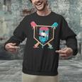 Baseball 9 Year Old Ice Cream Drip 9th Birthday Boys Player Unisex Sweatshirt Baseball 9 Year Old Ice Cream Drip 9th Birthday Boys Player Unisex Sweatshirt