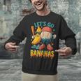 Baseball Banana Sports Drip Art For Kids Unisex Sweatshirt