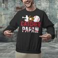 Baseball Catcher Papaw Proud Papaw Of A Baseball Catcher Unisex Sweatshirt