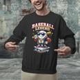 Baseball Cute Youth Ice Cream Valentine Day Sporty Fun Unisex Sweatshirt