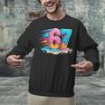 Baseball Drip Ice Cream 67 Graffiti Splash Melt Unisex Sweatshirt