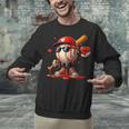 Baseball Drip Ice Cream Apparel Youth Boy Valentine Unisex Sweatshirt