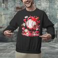 Baseball Drip Ice Cream Boys Kids Youth Valentines Unisex Sweatshirt