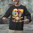 Baseball Drip Ice Cream Number 67 Player Lifestyle Unisex Sweatshirt