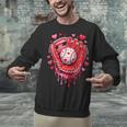 Baseball Drip Ice Cream Sprinkles Valentines Day Baseball Unisex Sweatshirt Baseball Drip Ice Cream Sprinkles Valentines Day Baseball Unisex Sweatshirt