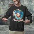 Baseball Drip Ice Cream Sprinkless Glove Boy Kid Unisex Sweatshirt