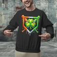 Baseball Drip Ice Cream St Patricks Day Shamrock Lucky Unisex Sweatshirt Baseball Drip Ice Cream St Patricks Day Shamrock Lucky Unisex Sweatshirt