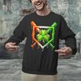 Baseball Drip Ice Cream St Patricks Day Shamrock Unisex Sweatshirt