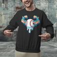 Baseball Drip Ice Cream Strong Character Unisex Sweatshirt