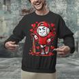 Baseball Drip Icecream Heart Red Valentine Day Boys Kids Unisex Sweatshirt Baseball Drip Icecream Heart Red Valentine Day Boys Kids Unisex Sweatshirt