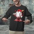 Baseball Drip Icecream Men Boy Valentine Unisex Sweatshirt Baseball Drip Icecream Men Boy Valentine Unisex Sweatshirt