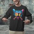 Baseball Drip Number 67 Player Or 67Th Birthday Unisex Sweatshirt