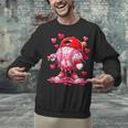 Baseball Drip Valentine Sports Vday Ice Cream Drip Heart Unisex Sweatshirt Baseball Drip Valentine Sports Vday Ice Cream Drip Heart Unisex Sweatshirt
