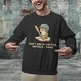 Baseball Frog Saying Batting Retro Artwork Unisex Sweatshirt Baseball Frog Saying Batting Retro Artwork Unisex Sweatshirt