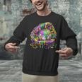 Baseball Glove Ice Cream Mardi Gras Dripping Boys Youth Kids Unisex Sweatshirt Baseball Glove Ice Cream Mardi Gras Dripping Boys Youth Kids Unisex Sweatshirt