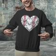 Baseball Heart Love Game Sports Fan Game Day Unisex Sweatshirt Baseball Heart Love Game Sports Fan Game Day Unisex Sweatshirt