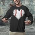 Baseball Heart Love Sport Valentines Day Men Women Boys Kids Unisex Sweatshirt