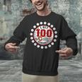 Baseball I Hit 100 Days Of School Baseball Player Kids Boys Unisex Sweatshirt