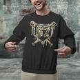 Baseball Ice Cream Drip 67 Camo Six Seven Meme Unisex Sweatshirt