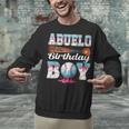 Baseball Ice Cream Drip Abuelo Of The Birthday Boy Unisex Sweatshirt