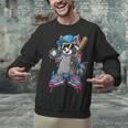 Baseball Ice Cream Drip For Boys And Girls Batter Game Day Unisex Sweatshirt Baseball Ice Cream Drip For Boys And Girls Batter Game Day Unisex Sweatshirt