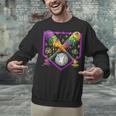 Baseball Ice Cream Drip Boys Mardi Gras Carnival Party Mask Unisex Sweatshirt Baseball Ice Cream Drip Boys Mardi Gras Carnival Party Mask Unisex Sweatshirt