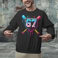 Baseball Ice Cream Drip Number 67 Player 67th Birthday 67 Unisex Sweatshirt Baseball Ice Cream Drip Number 67 Player 67th Birthday 67 Unisex Sweatshirt