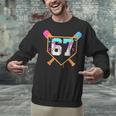 Baseball Ice Cream Drip Number 67 Player Six Seven Meme 6 7 Unisex Sweatshirt Baseball Ice Cream Drip Number 67 Player Six Seven Meme 6 7 Unisex Sweatshirt